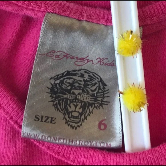 Ed Hardy Raspberry Sleeves Dress - Picture 3 of 4